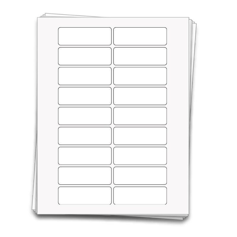 Dashleigh 90 Premium Printable Essential Oil Sheet Labels for 5 ml Bottles and Vials, 3 x 1 inches, Weatherproof and Waterproof White Vinyl - Image 1